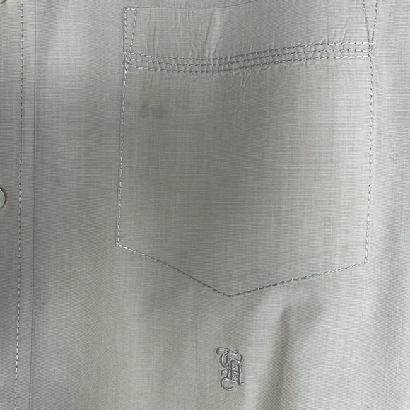 TOMMY HiLFIGER Men's Beige Shirt CX - Picture 3 of 9